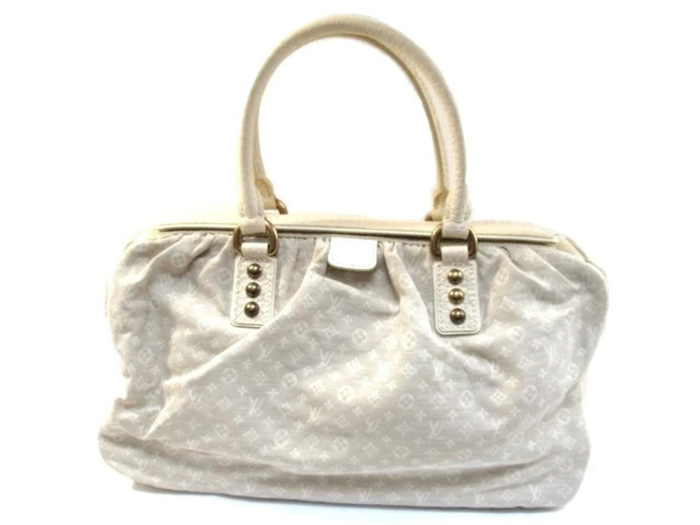 LOUIS VUITTON Bag Trapeze Handbag Monogram Lin Dune Brown